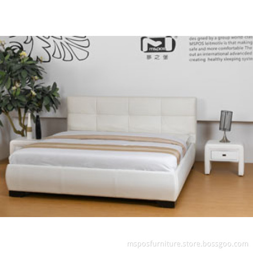 Leather & PU soft bed frame